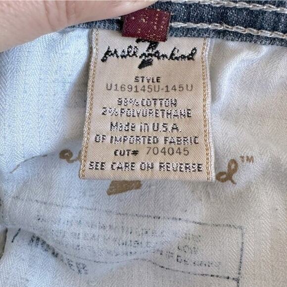7 For All Mankind Low Rise Bootcut Jeans Size 28 - Picture 8 of 10